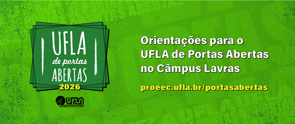 UFLA divulga orientações para o 9º UFLA de Portas Abertas no Câmpus Lavras
