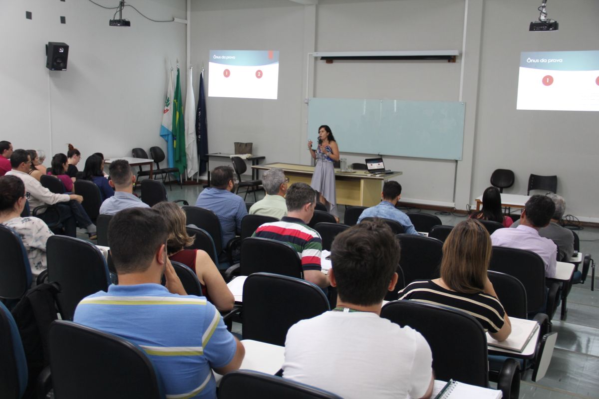 servidores participantes do curso