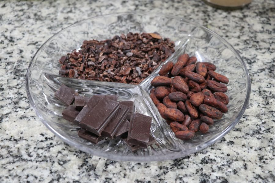 Chocolate com microrganismos