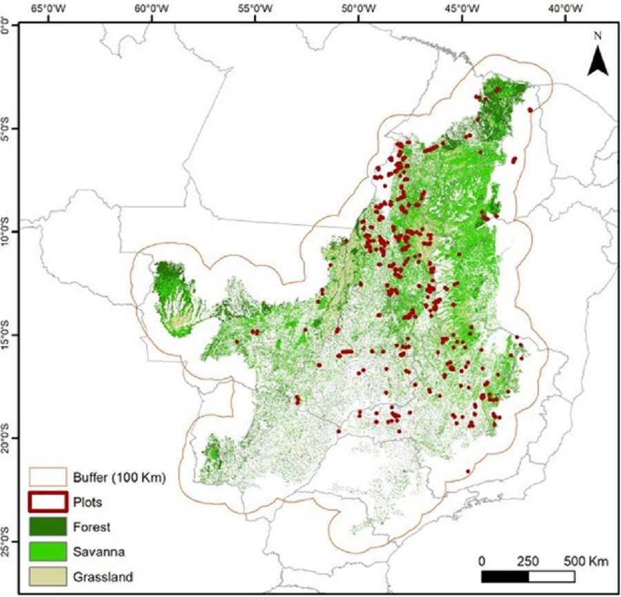 Mapa do cerrado