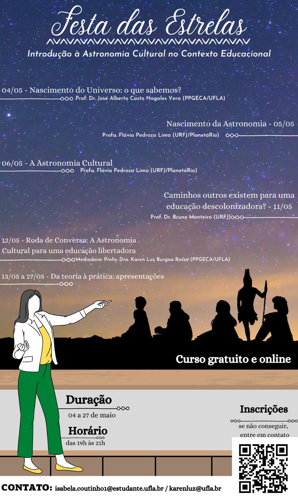 cartaz festa estrelas novo