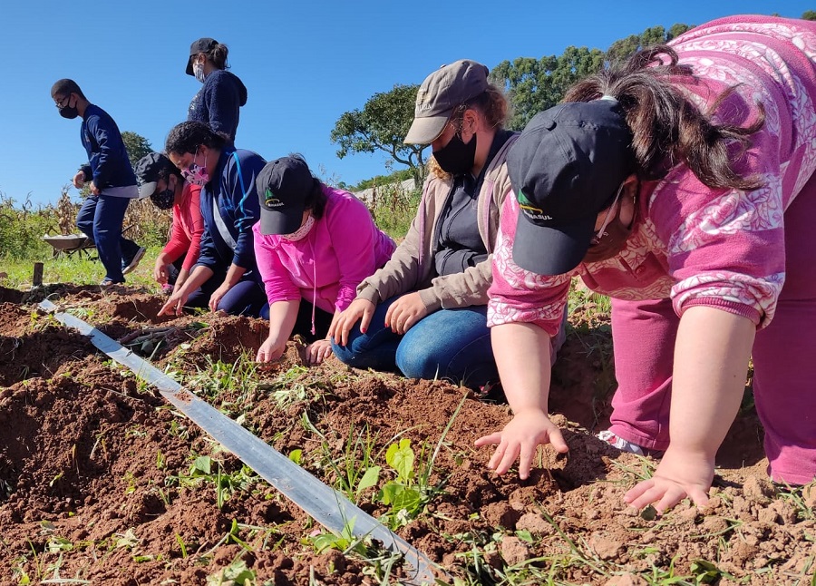 participantes do projeto no Câmpus da UFLA