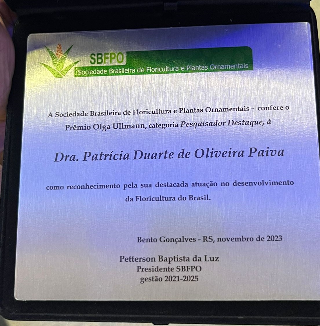 premiacao.Patricia 1