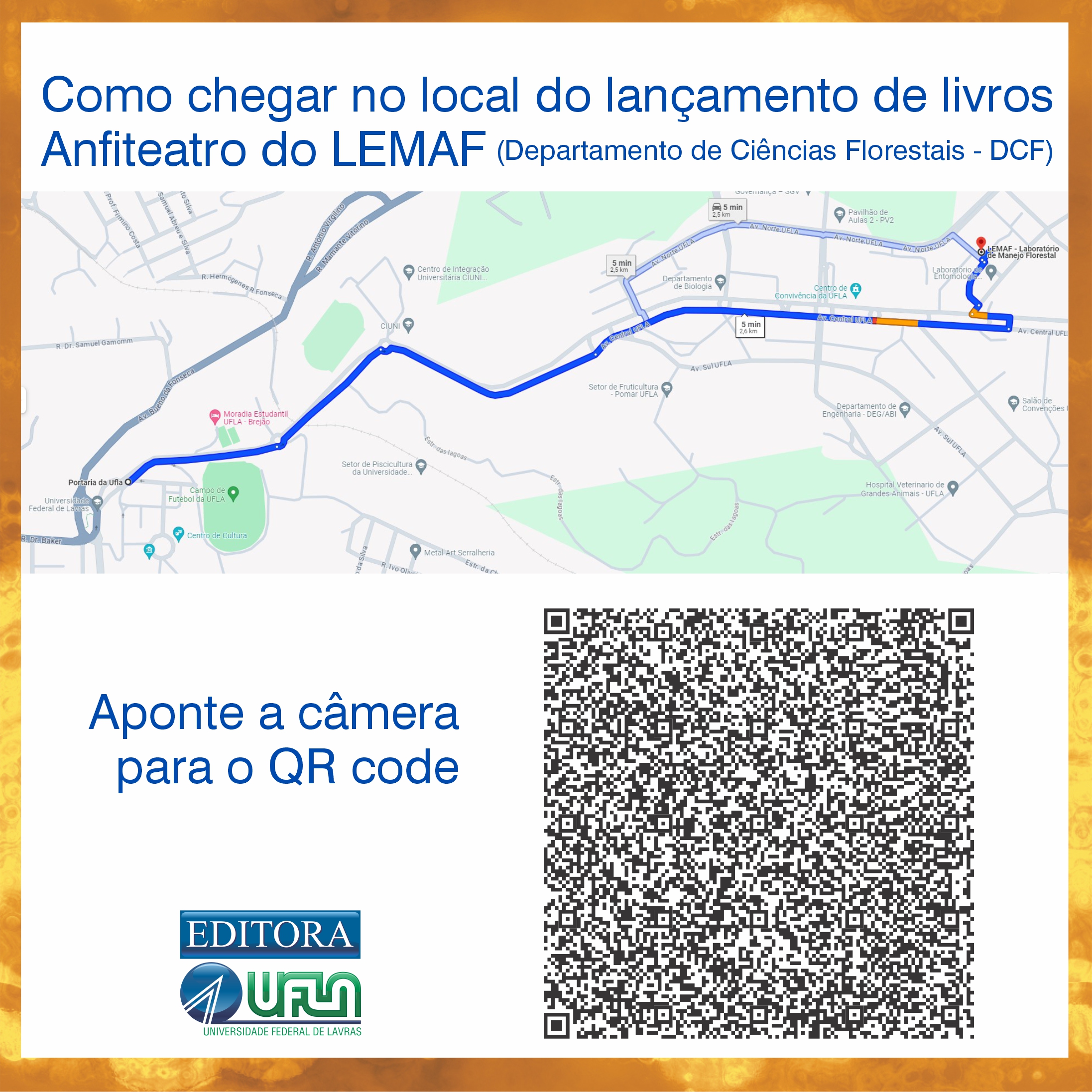 Convite Lançamento QR Code mapa