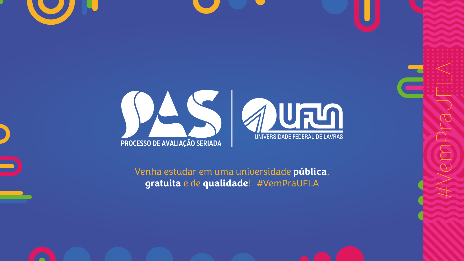 PAS 1 e PAS 2 estão com inscrições abertas - provas serão em junho