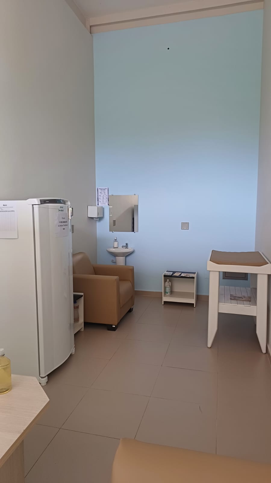 Sala individual com trocador