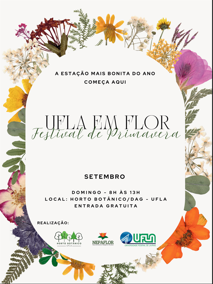UFLA em Flor: segunda edição do Festival da Primavera acontecerá no próximo dia 20