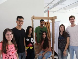 Projetos de mobiliários urbanos feitos por estudantes de Engenharia Civil