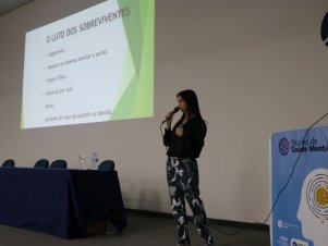 Palestra rompendo o silêncio e preservando vidas