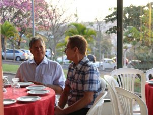 Café com os aposentados