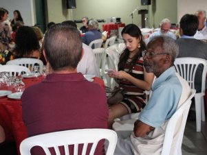 Café com os aposentados