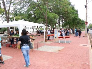 Feira agroecológica na UFLA recebe estudantes de Escola Estadual de Lavras