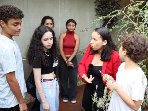 Estudantes do Cedet nas oficinas do projeto EduCom Ciência 